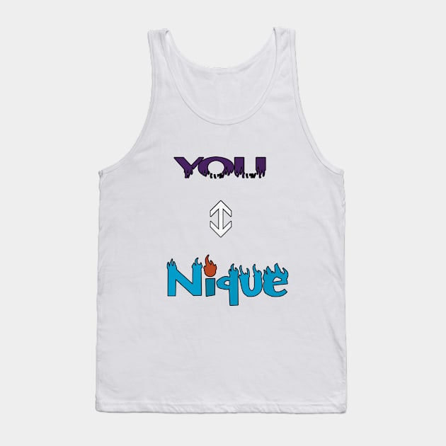 You-Nique Tank Top by DesigningJudy